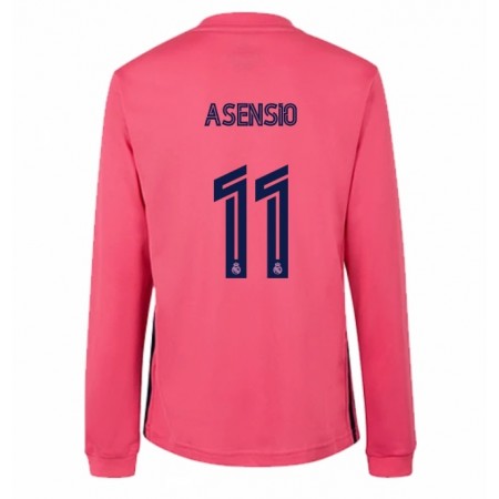 Koszulka Real Madryt Asensio 11 Wyjazdowe Koszulki Piłkarskie 2020-2021 Długi Rękaw